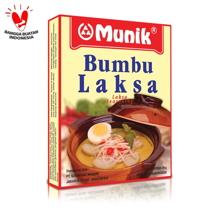 

Bumbu Munik Laksa 70 Gram