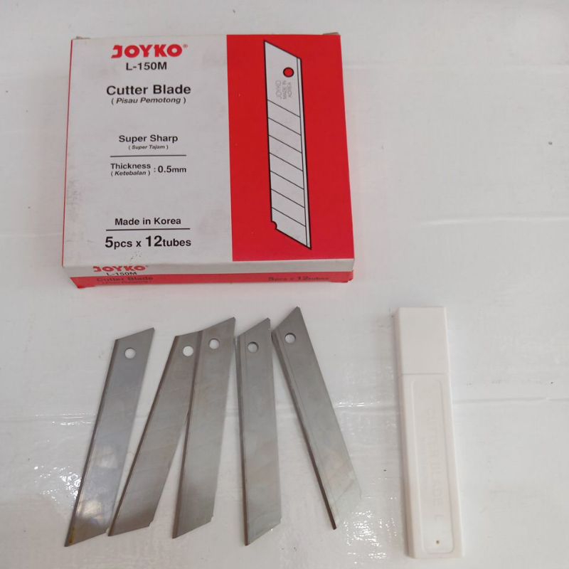 

1pak Isi Pisau cutter JOYKO isi 12refil . L-150M