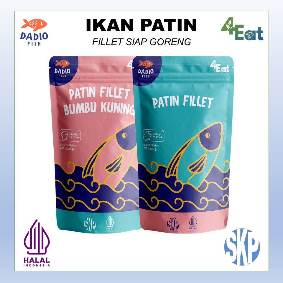 

Ikan Patin Fillet Bumbu Kuning Ready To Cook - Vakum Frozen Siap Goreng