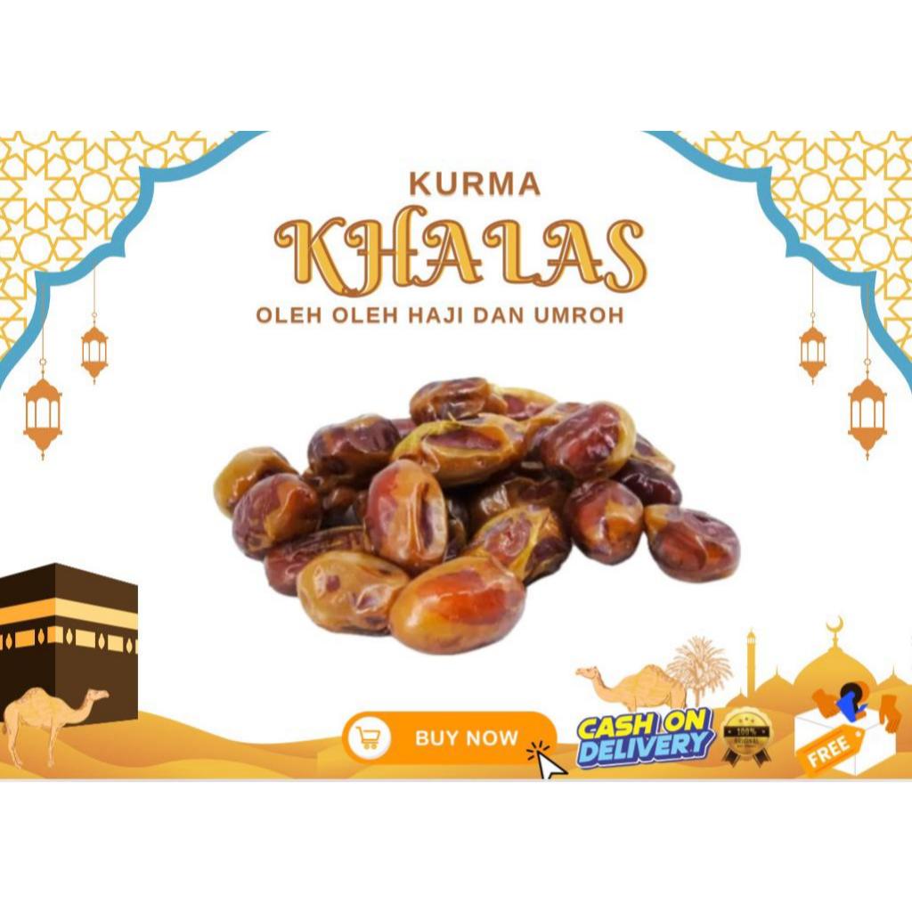 

Kurma Khalas /Kurma arab premium-Eceran | Oleh oleh haji dan umroh