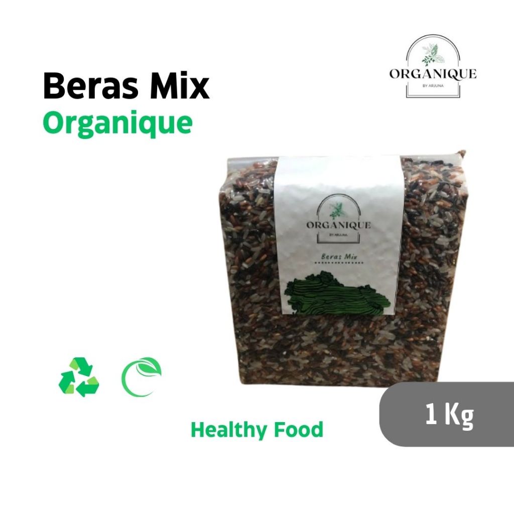 

Beras Mix Organik ORGANIQUE Kemasan Vacum 1 kg Healthy Super Food
