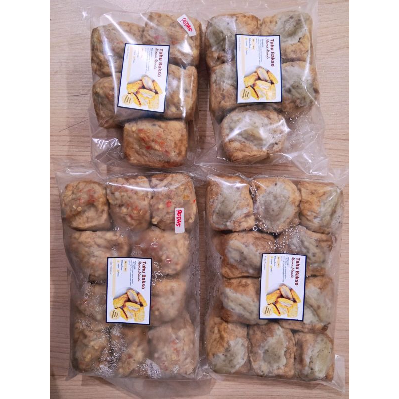 

Tahu Bakso Original & Pedas Besar Mantul Terasa Tersedia Isi 5pcs & Isi 10pcs