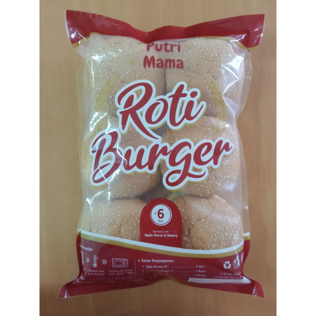 

Roti Burger Wijen Putri Mama