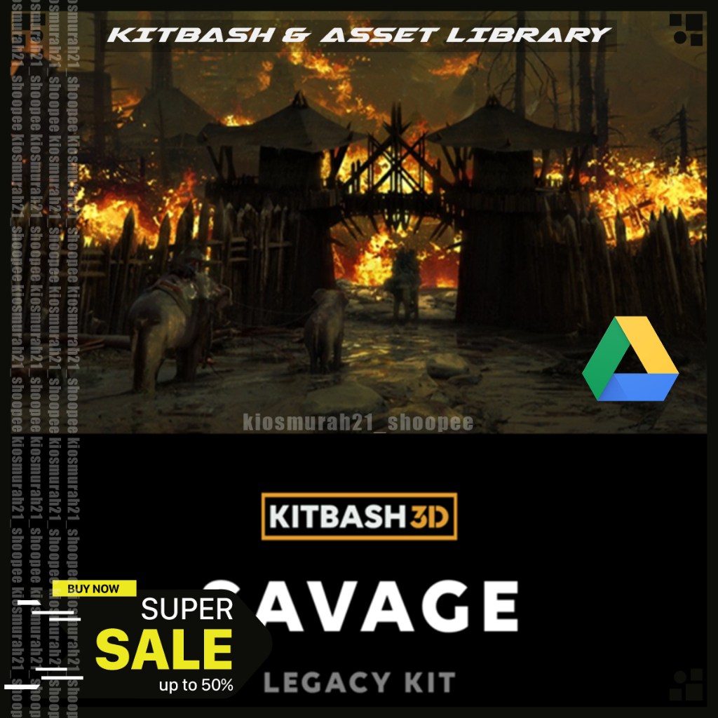 Kitbash3D - Savage - Kitbash 3D