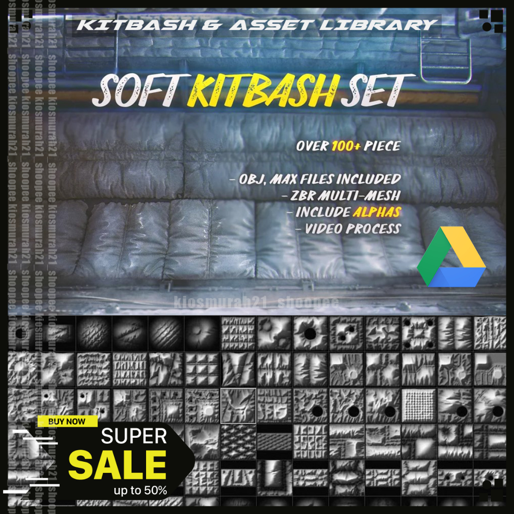 Soft Kitbash Set - Kitbash 3D