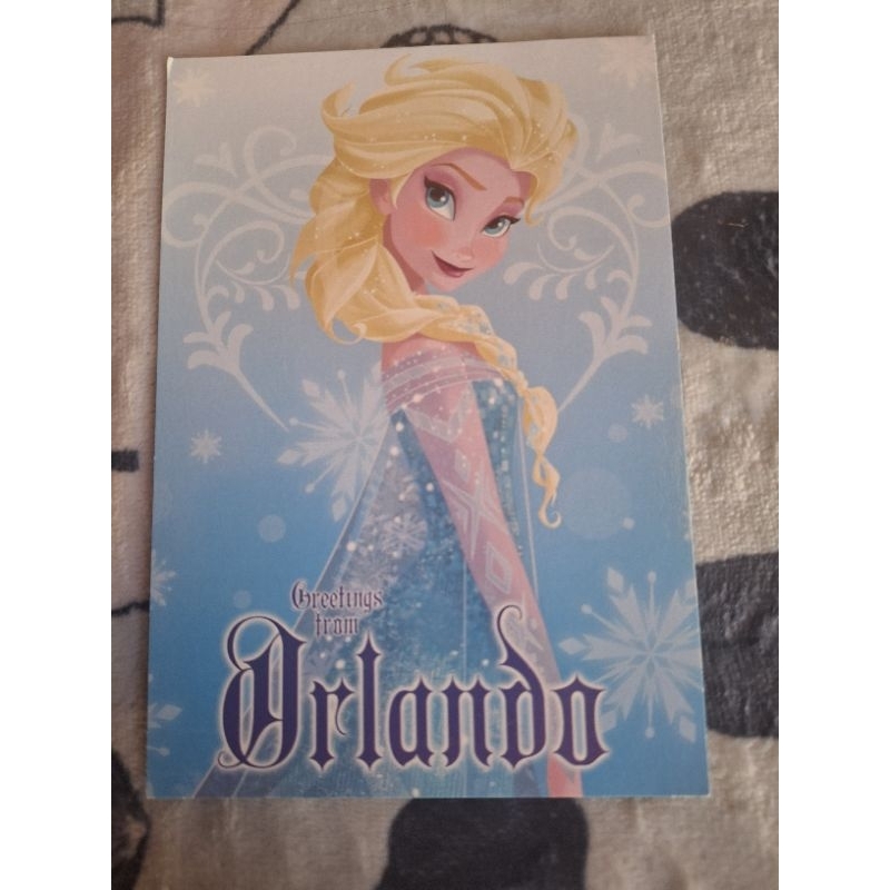 

kartu pos disney Frozen postcard