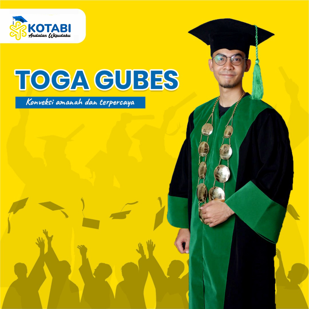 Toga Guru Besar Jubah Senat Baju Rektor Custom Baju Gubes Rektor Jubah Senat
