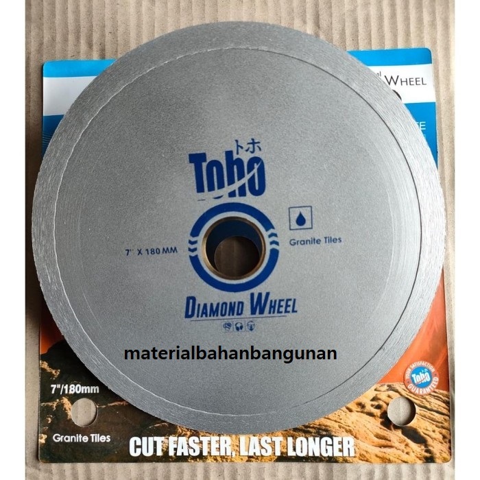 Mata Pisau Potong Granit 7 inch Cutting Wheel Toho Granite Tiles Diamond Wheel 7 Inch x 180 mm