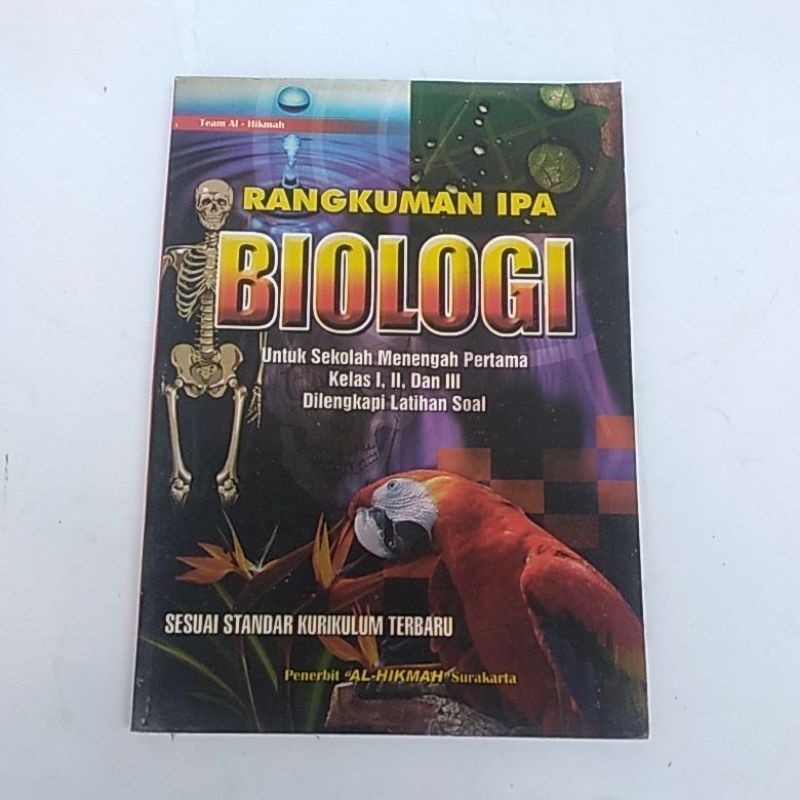 RANGKUMAN IPA BIOLOGI UNTUK SMP KELAS 1/2/3 DI LENGKAPI LATIHAN SOAL + KUNCI jawaban