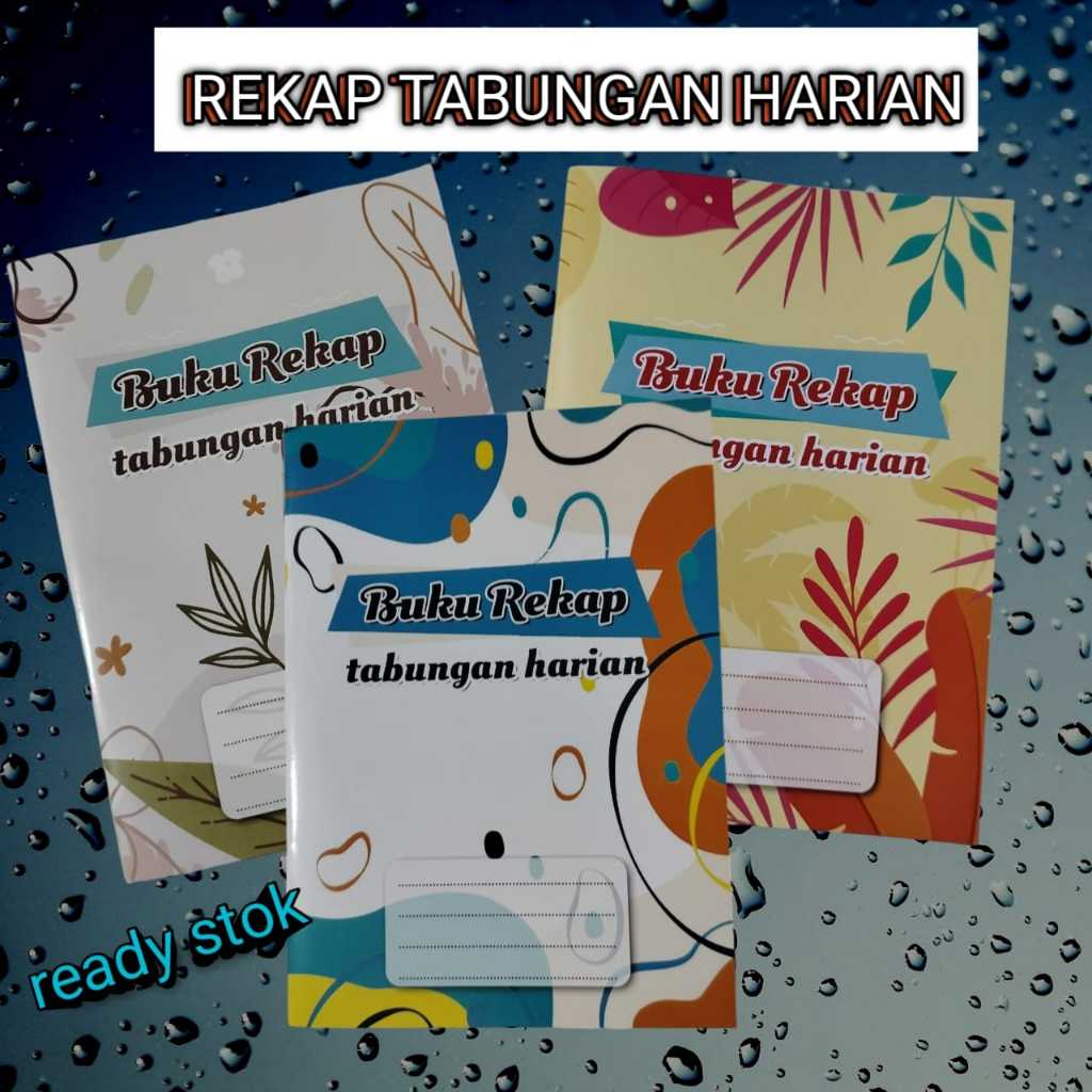 

BUKU REKAP TABUNGAN HARIAN / MINGGUAN/ BULANAN/REKAP ANGSRAN/REKAP ANGSURAN BARANG/REKAP CICILAN /REKAP KREDIT