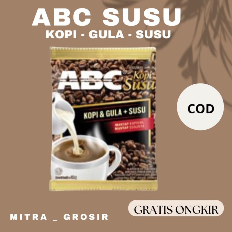 

ABC KOPI SUSU 31GRAM (1 RENCENG ISI 10 SACHET)