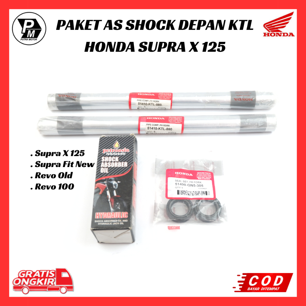 AS SHOCK DEPAN / as shock depan supra x125 old / Kharisma Fitnew Supra X 125 KTL / As shock depan