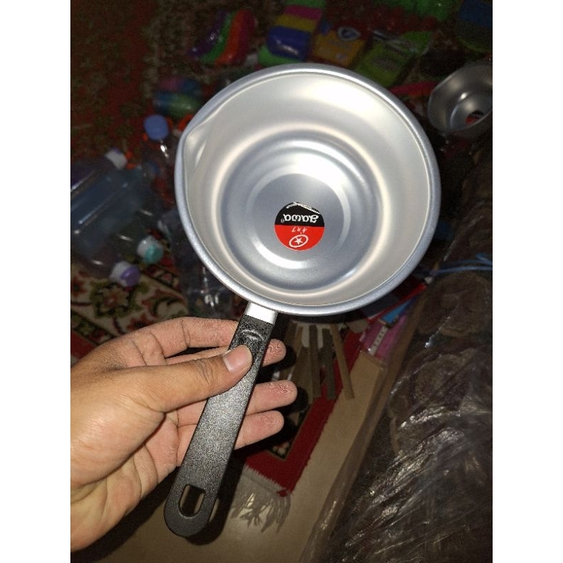 panci air panas. panci masak air panas 16 cm bahan aluminium panci susu