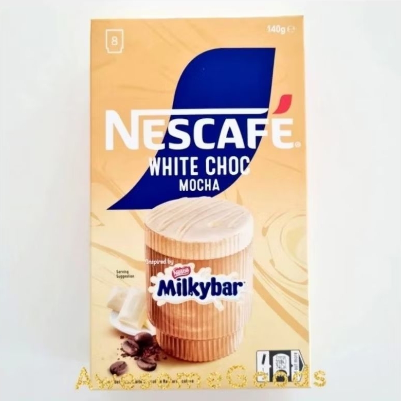 

Nescafe Australia Milkybar White Chocolate Mocha Coffee 8 Sachets
