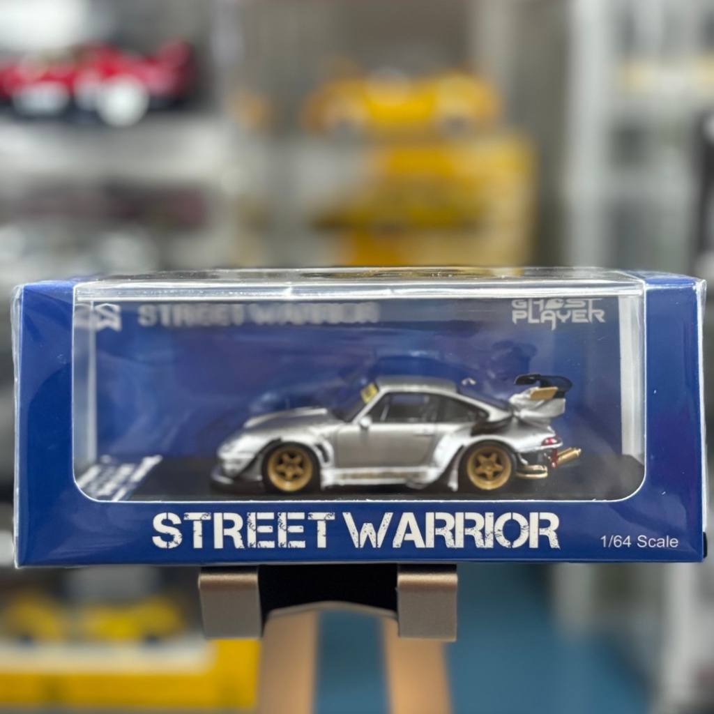Street Warrior x Ghost Player Porsche RWB Silver Limited Edition | Street Warior