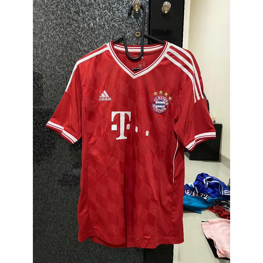 Baju Adidas Jersey Kaos Futsal Bola FC Bayern Munchen Pria Thrift Preloved Second Branded