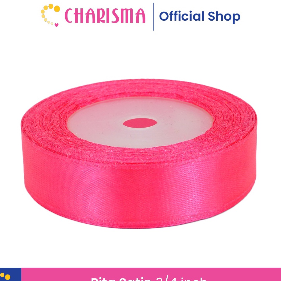 

KHUSUS KAMU Charisma Pita Satin Lebar 34 Inch 2 cm Satin Ribbon Ikat Bunga Artificial Bungkus Kado Hiasan Seserahan Dekorasi Cake Harga 1 Roll isi 5pcs