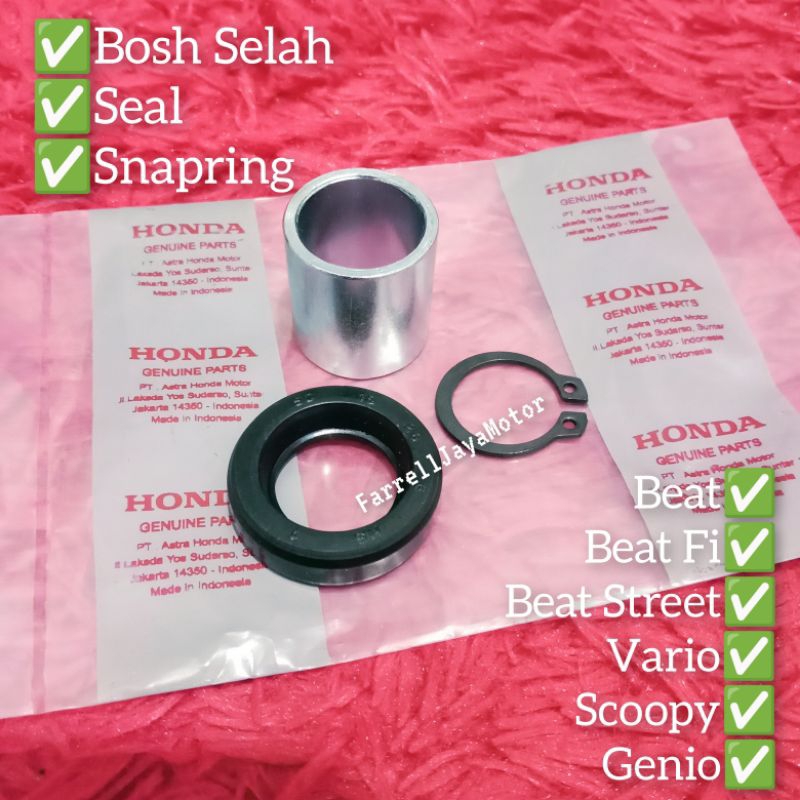DETAIL ORIGINAL Paket Bosh Bos As Selah Selahan Engkol Kickstater Honda Beat Series/ Beat/ Beat Fi/ 