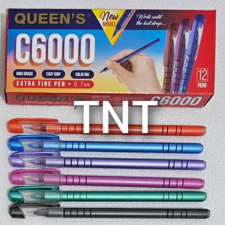

KHUSUS KAMU Pulpen Queens Extra Fine C6 7 MM 1 Lusin