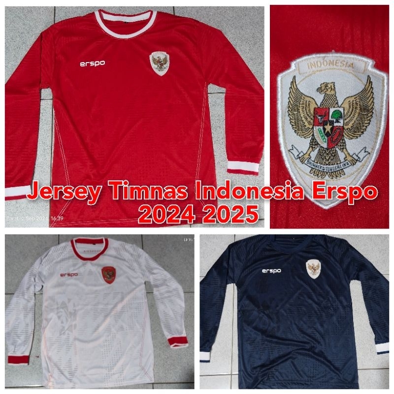 Jersey Timnas Indonesia Lengan Panjang