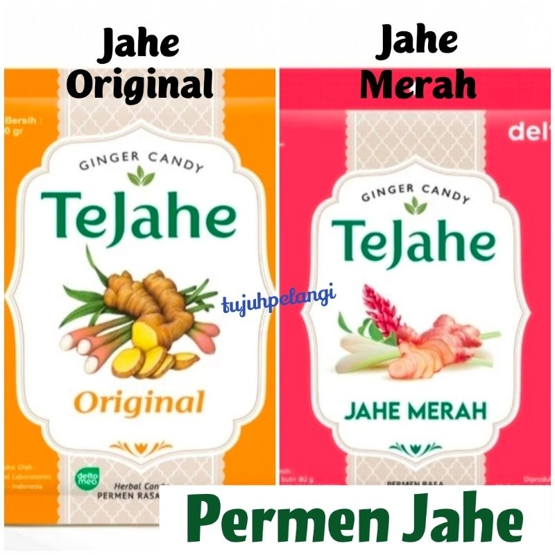 

TeJahe Permen Jahe Permen Jahe Merah, Herbal, HALAL