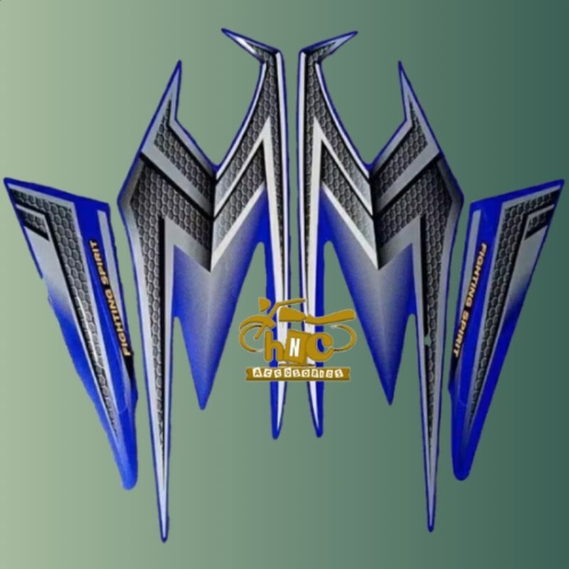 STRIPING RX KING 2004 STICKER RX KING 2004 BIRU