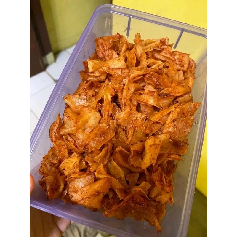 

kripik setan aroma bawang