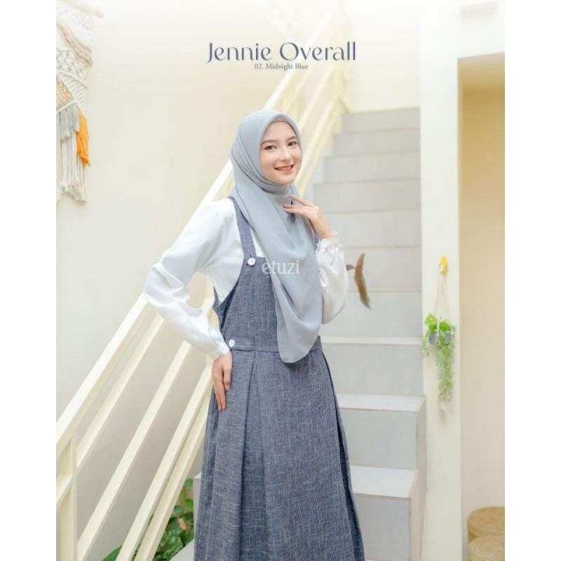 JENNIE OVERALL/GAMIS OVERALL REMAJA/BAJU MUSLIM REMAJA/GAMIS LEPASAN/OUTFIT MUSLIMAH