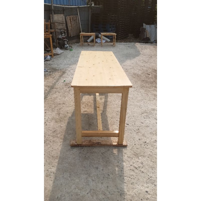 Meja kayu jati belanda 100x40x60cm