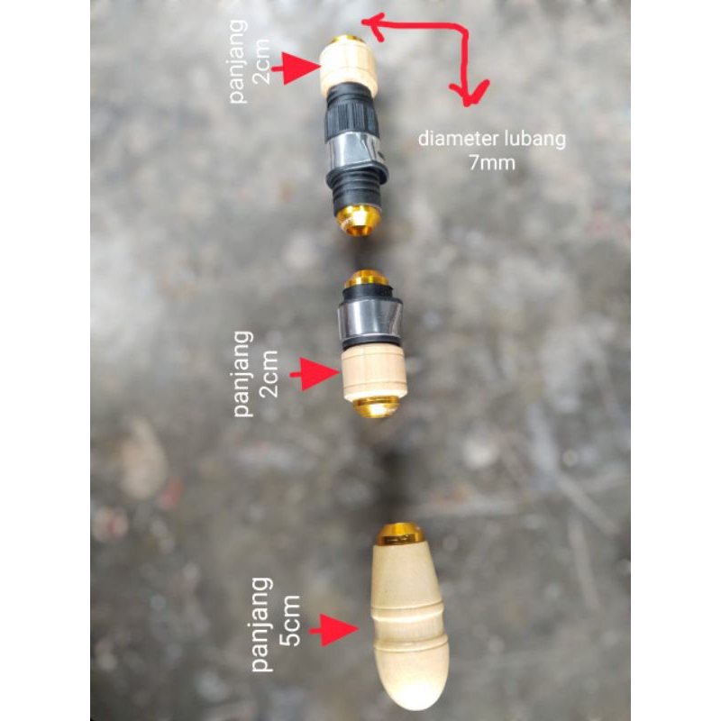 handle gagang joran pancing micro wader udang