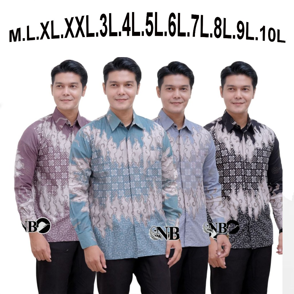 KEMEJA BATIK ATASAN BATIK KEMEJA BATIK LENGAN PANJANG BATIK PRIA DEWASA READY SERAGAM KEMEJA BATIK J