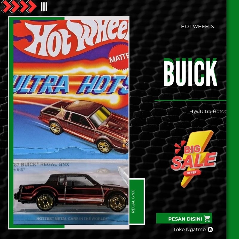 HOT WHEELS ULTRA HOTS " Buick Regal  Gnx "
