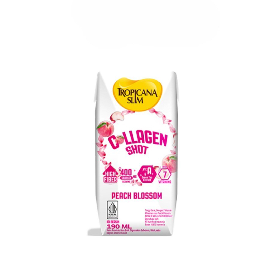 

Tropicana slim collagen peach blossom 190 ml