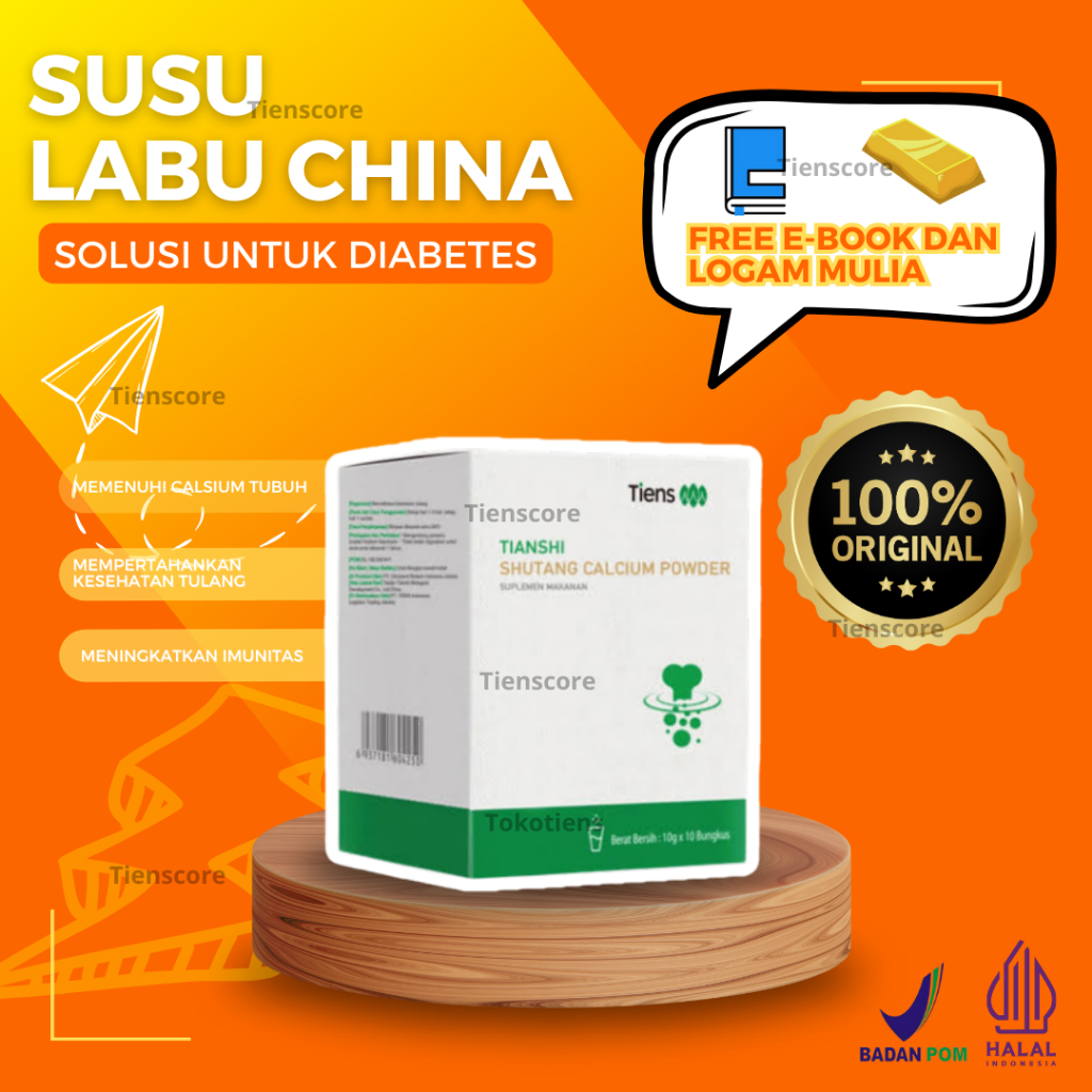 

Susu Labu China Shutang Calcium Powder Obat Diabetes Gula Darah Halal BPOM 100% Original