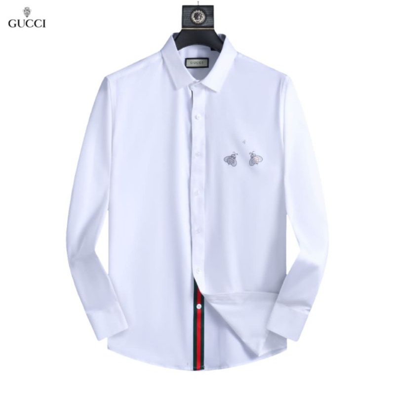 KEMEJA LENGAN PANJANG PRIA GUCCI IMPORT TERBARU KEMEJA LENGAN PANJANG PRIA MEWAH TERBARU 0530