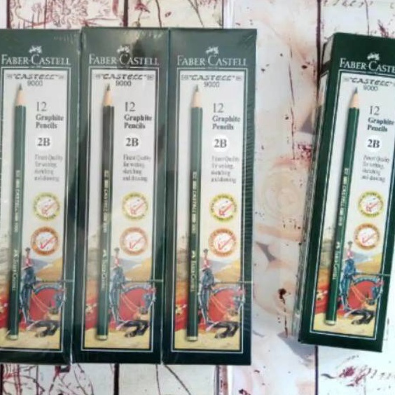 

PRAKTIS Pensil Faber Castell 2B 12 Pcs Original