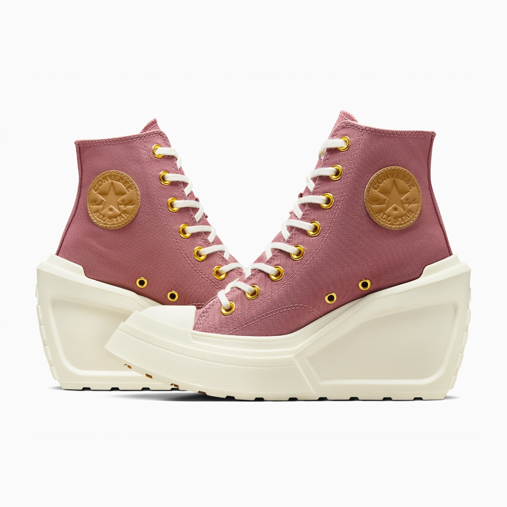 Converse Chuck 70 70s De Luxe Deluxe Wedge Heel Platform Luxe Hi Saddle