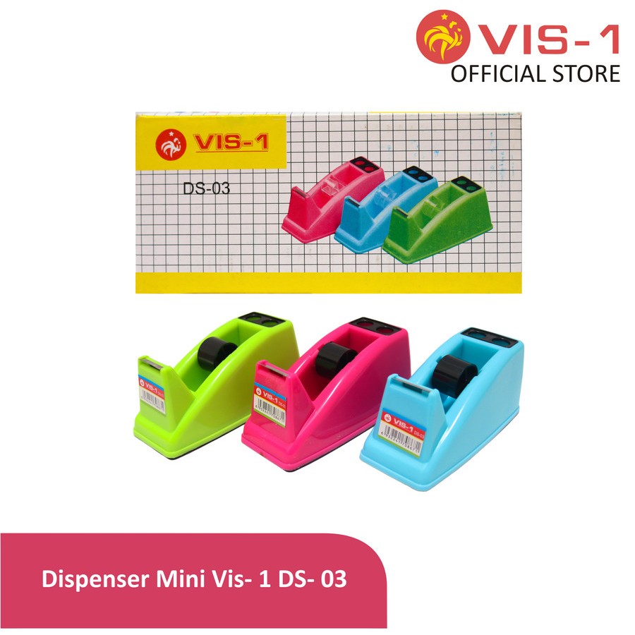 

Tape Cutter Ds-03 Vis-1 / Vis-1 Alat Dispenser Ds-03 / Tempat Isolasi / Tape Cutter Ds-03