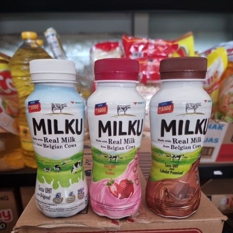 

Milku Susu Botol 200ml 1 Pcs