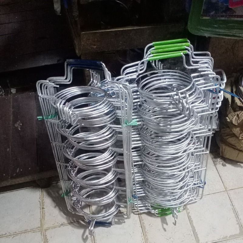 angkatan pirng tebal /ancak piring tebal /rak piring besi