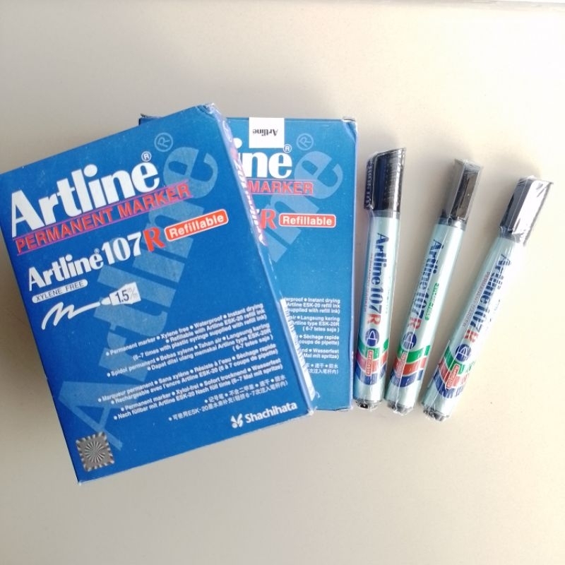 

Spidol Artline 107R Refillable Permanent Marker ( Pcs ) [ Original ]