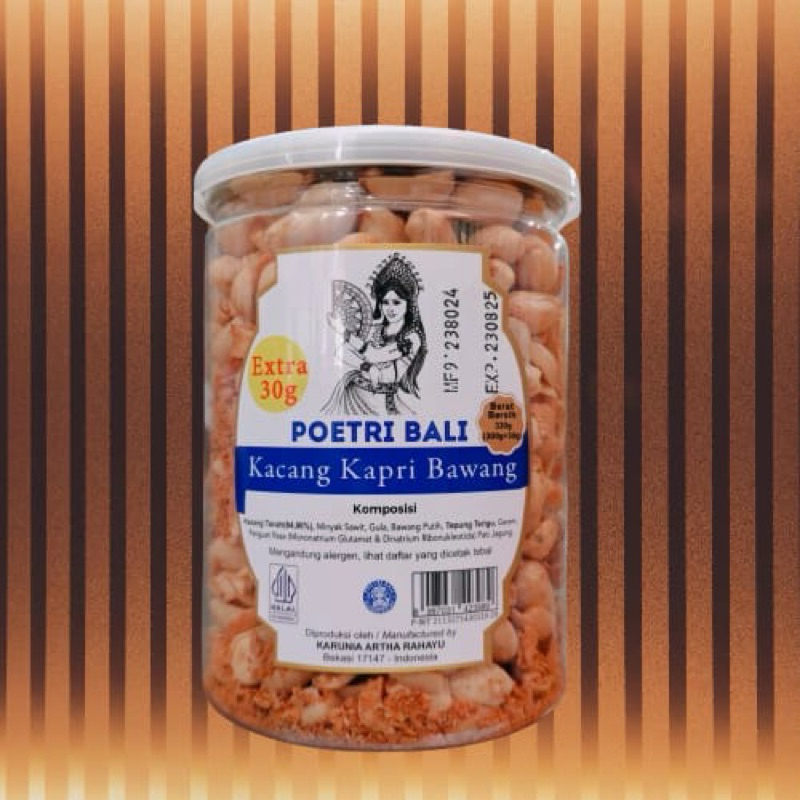 

poetri Bali kacang kapri bawang toples