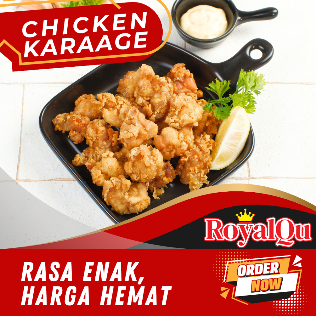

ROYALQU Ayam Chicken Karaage AYAM GORENG PAHA BENTO BEKAL PRAKTIS