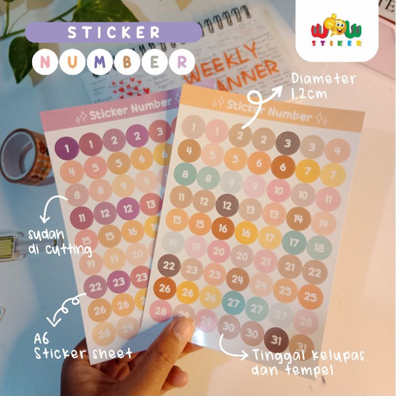 

Stiker Number Aesthetic Dengan Kualitas Kertas Terbaik - Paper, Stationery