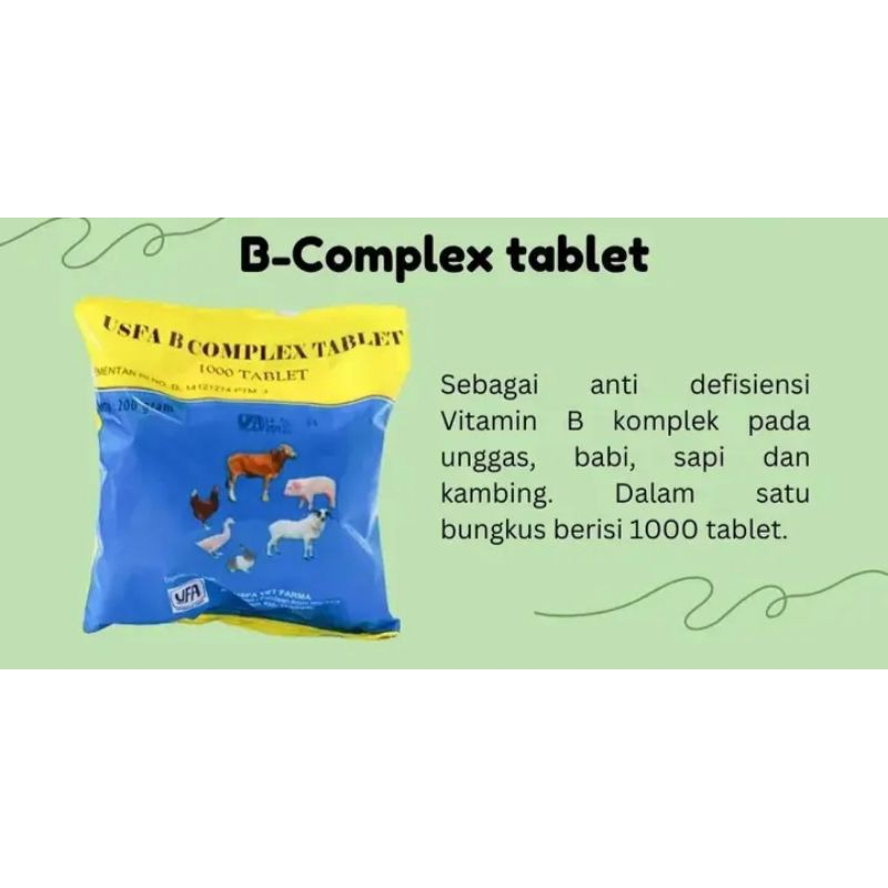 B-Complex Vitamin Lengkap Hewan Ternak 10 Bungkus