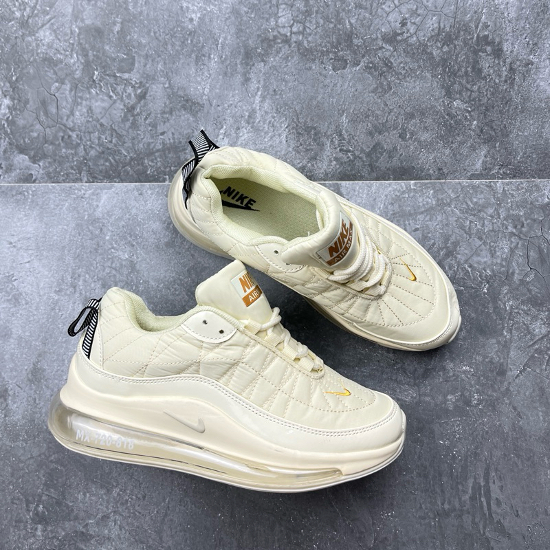 SEPATU SNEAKERS RUNNING NIKE AIR MAX 720 818 CREAM WANITA