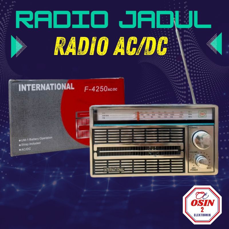 RADIO-RADIO INTERNASIONAL-RADIO JADUL- RADIO AC DC- RADIO ANTIK