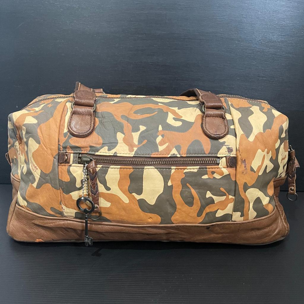 Army Camo Beige Duffel Bag