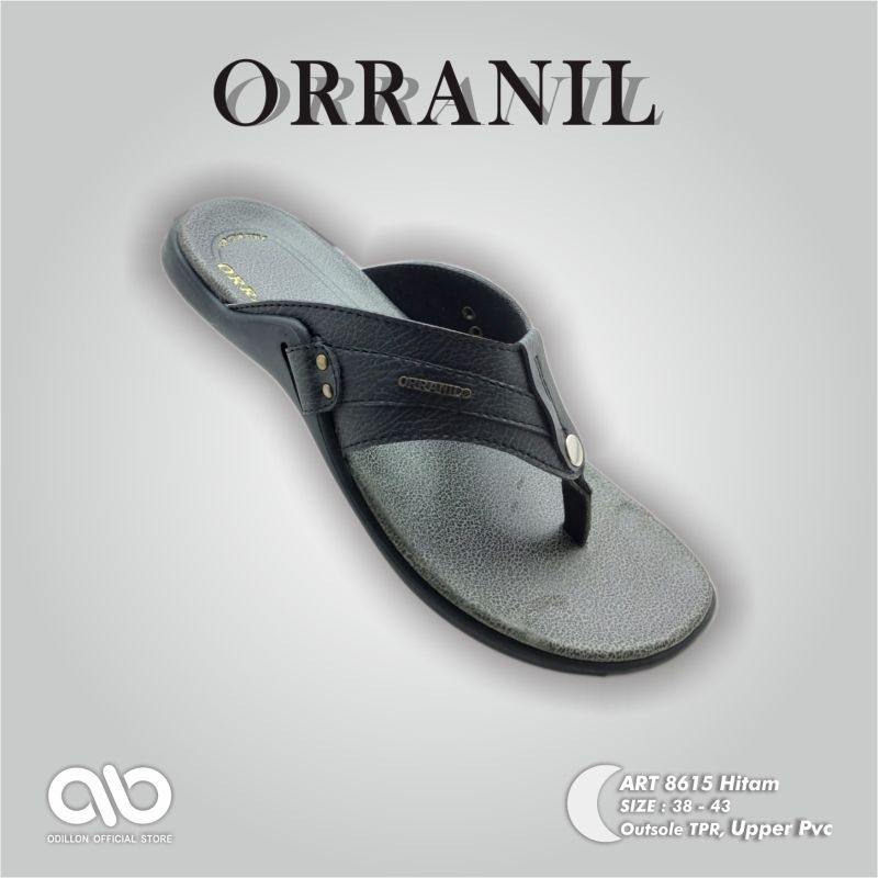 ORRANIL 8615 Sandal jepit kulit pria dewasa Original