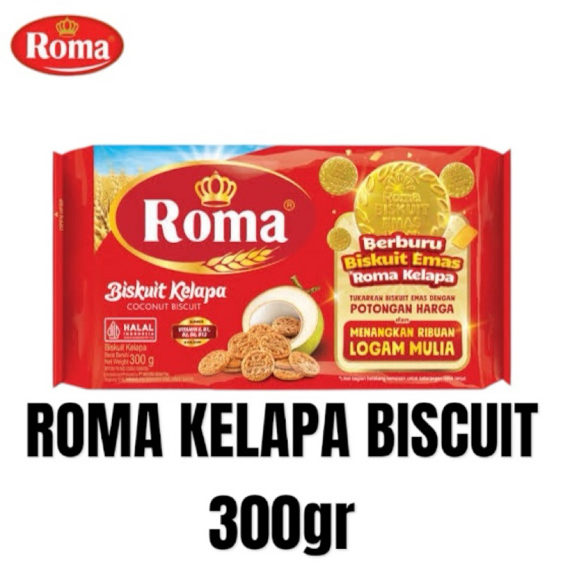 

ROMA KELAPA BISCUIT 300gr MURAH